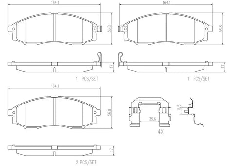 DISC BRAKE PAD SET