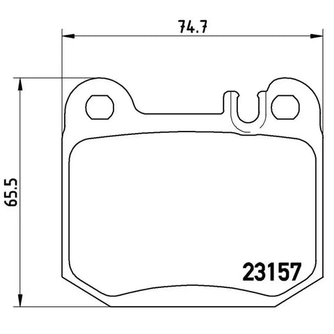 DISC BRAKE PAD SET