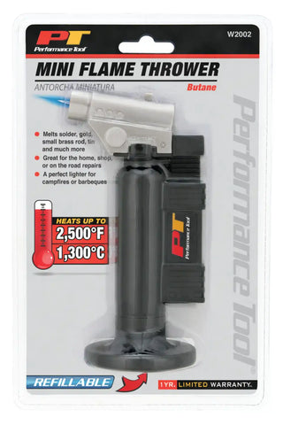 PERFORM TOOL W2002 JET TORCH REFILLABLE