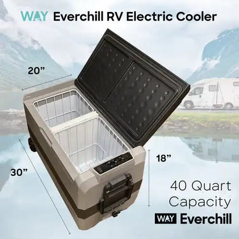 WAYGLOBAL T50-12V-COOLER 12 VOLT 40QT  ELECTRIC COOLER  AC T