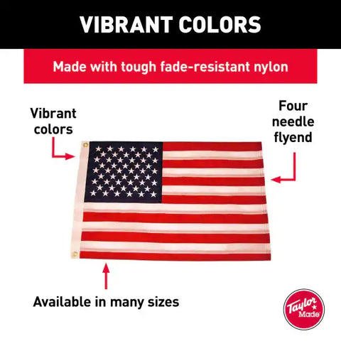 12X18 SEWN 50 STAR FLAG