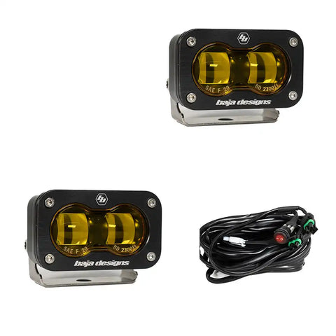 BAJA DESIGN 237811 S2 SAE LED AUXILIARY LIGHT POD PAIR