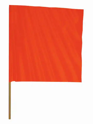 SKIER DOWN FLAG WITH 18' POLE