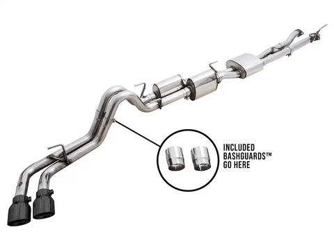 AWE 3015-33826 AWE 0FG EXHAUST WITH BASHGUARD FOR