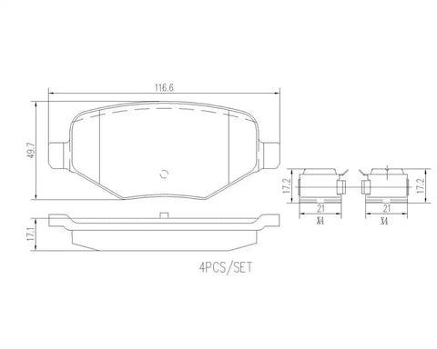 DISC BRAKE PAD SET