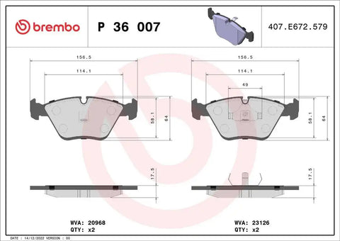 DISC BRAKE PAD SET