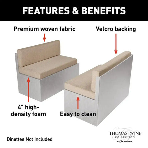 38' DINETTE CUSHIONS