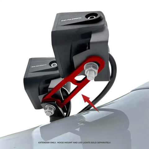 GO RHINO 732400T XE HOOD LIGHT MOUNT