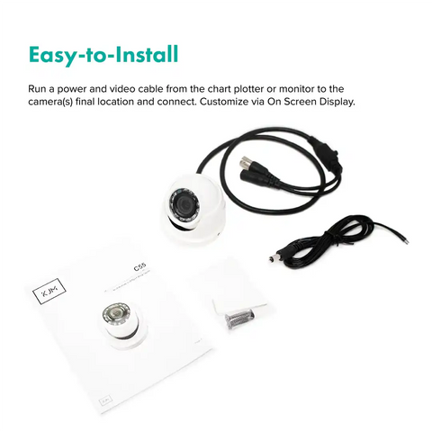 KJM C55 CAMERA MINI DOME 1000TVL WHITE