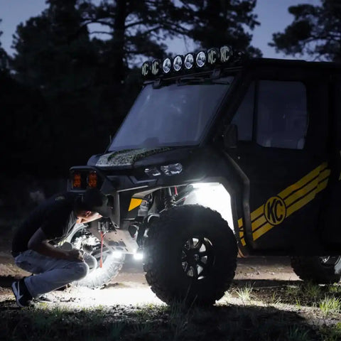 KC HILITE 6331 TWO-LIGHT ADD-ON CYCLONE V2 KIT - C