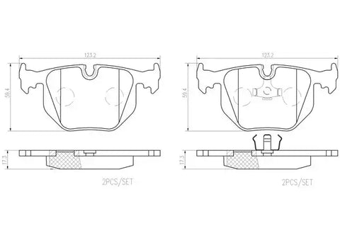 DISC BRAKE PAD SET