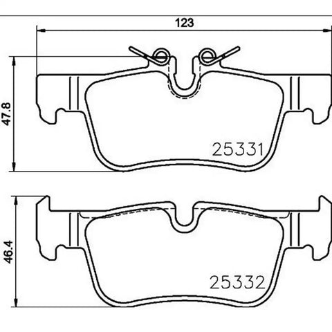 DISC BRAKE PAD SET