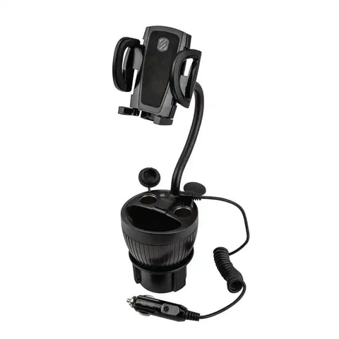 SCOSHE IND. UH2PCUP CUP-HOLDER MOUNT AND CHARGING HUB