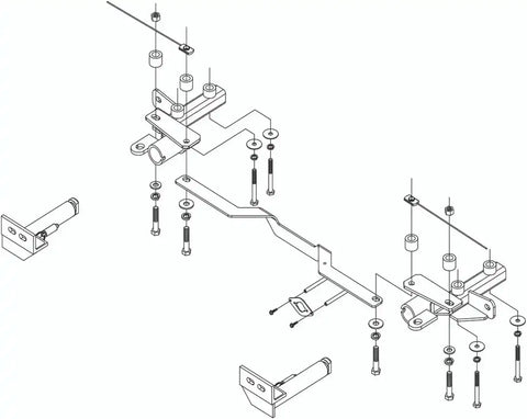 ROADMASTER 521440-4 BRACKET KIT 2017 JEEP GRND CHEROKEE