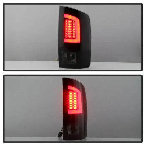 Spyder Automotive 5084125 Tail Light Assembly Version 3 LED Black Smoke Lens/ Red