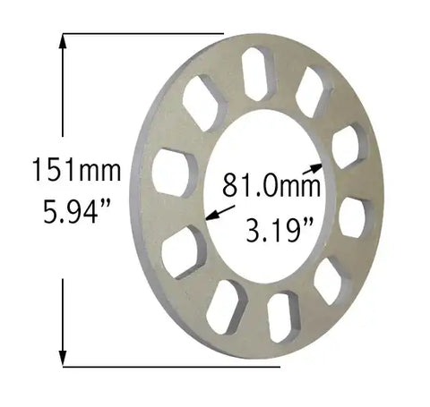 WHEEL SPACER  DIE CAST AL