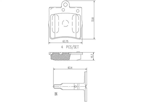 DISC BRAKE PAD SET