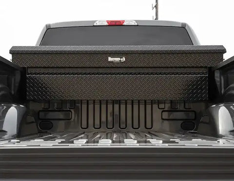 Buyers Products 1729415 Tool Box Crossover Single Lid Powder Coated Diamond Tread