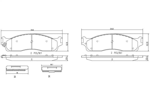DISC BRAKE PAD SET