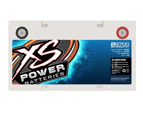 XS BATTERIES D2700 12V BCI GROUP 27 AGM 4300