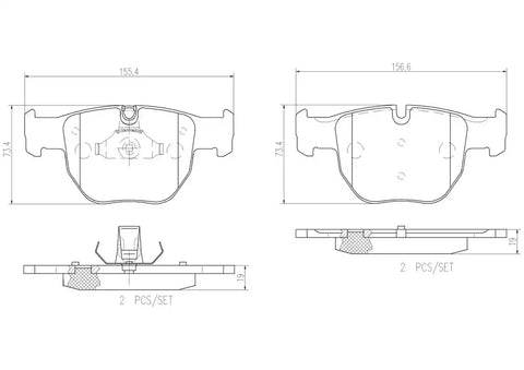 DISC BRAKE PAD SET