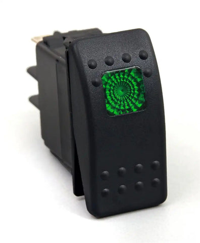 ROCKER SWITCH GREEN LT