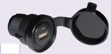 BLACK USB CHRGR KIT W/CVR