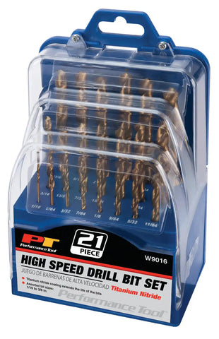 PERFORM TOOL W9016 DRILL BIT SET
