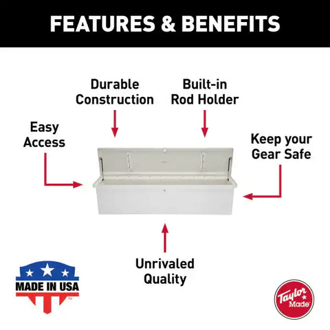 S 'N G DOCK BOX W/3 ROD 24' X 95' X