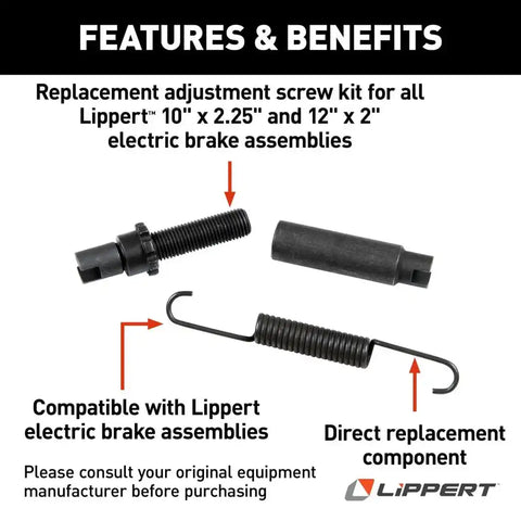 ADJUSTER SCREW AND SPRING