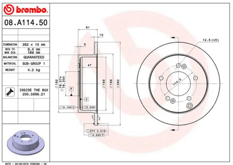 DISC BRAKE ROTOR