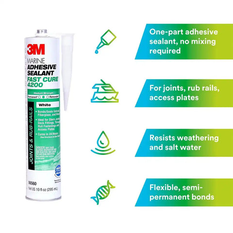 3M  MARINE ADHESIVE SEALANT FAST CU