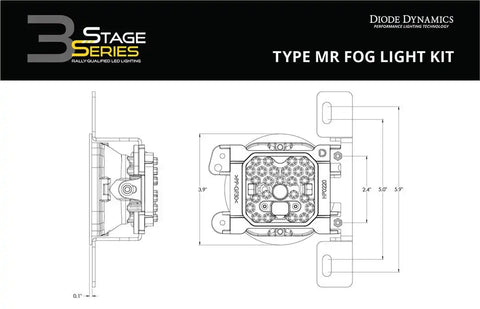 DIODE DYNAMC DD7053 SS3 SPORT TYPE MR KIT ABL YELLOW SA
