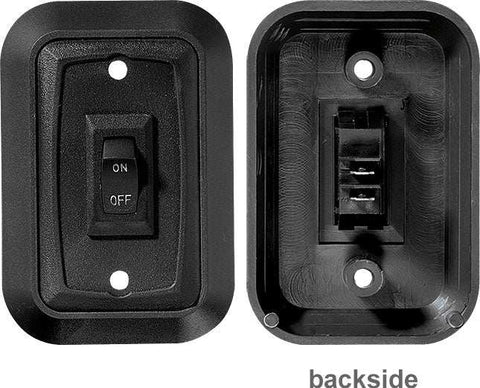 RV DESIGNER S652 WALLPLATESWITCH BLACK SINGLE 3