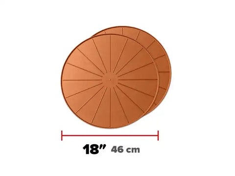 WEATHERTECH 8A18CST2PKTC 18IN ROUND COASTERS-TERRACOTA-