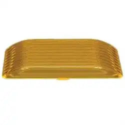 AMBER LENS FOR RECTANGLE PORCH