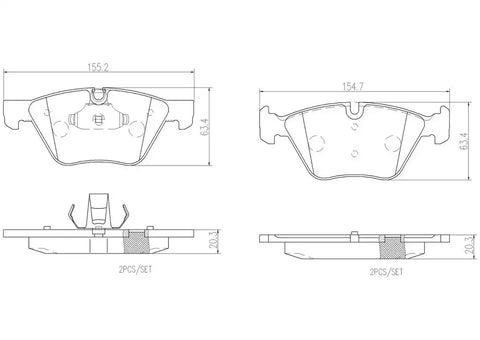 DISC BRAKE PAD SET
