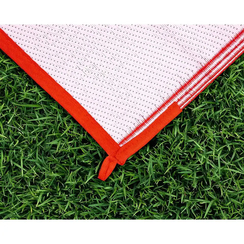 Camco 42860 Patio Mat 12 Foot x 9 Foot Texas Flag Design UV Resistant Material Wi