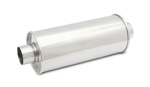 Vibrant Performance 1124 Exhaust Muffler StreetPower 6 Inch Diameter Stainless Steel Case