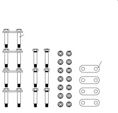 SHACKLE BOLT KIT STANDARD SHACKLES