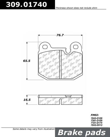 STOPTECH PERFORMANCE PAD