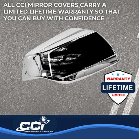Coast To CCIMC67548 Top Half Replacement Plated Chrome ABS Plastic Set Of 2