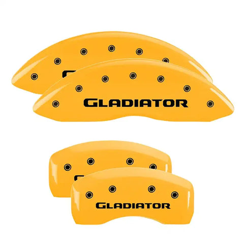SET OF 4 CALIPER COVERS  ENGRAVED F