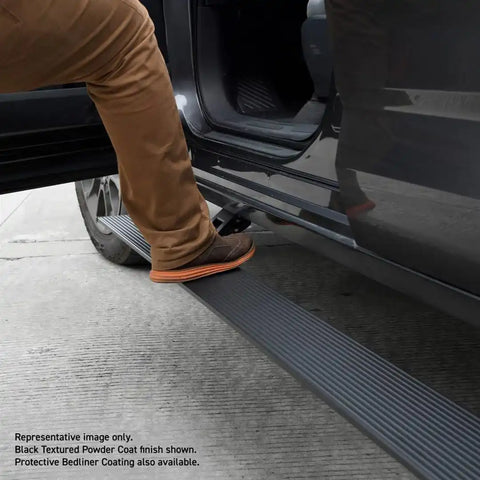 Go Rhino 20442564T Running Board E-Board E1 Protective Bedliner Coating Black Alu