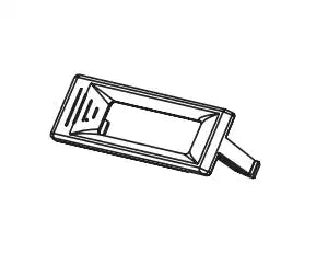 NORCOLD 635820 HANDLE DOOR-BLACK