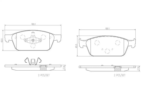 DISC BRAKE PAD SET