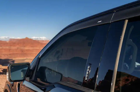 Auto Ventshade (AVS) 894112 - Ventvisor Deflector Smoke Low Profile Outside Mount 4 pc.