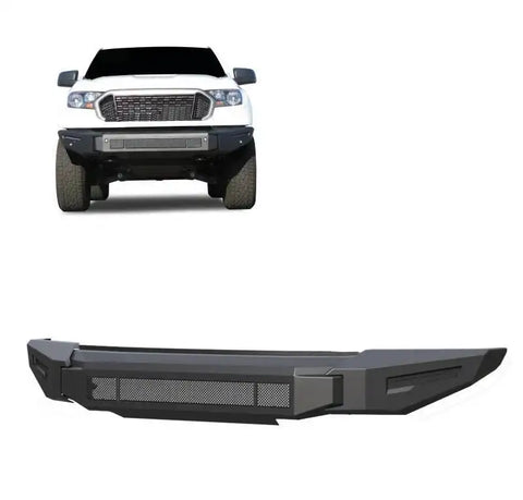 Black Horse Offroad AFB-FR19-BU Bumper Armour II Direct Fit 3 Piece Modular Bolt-