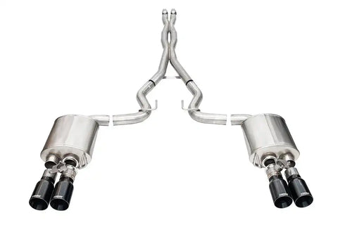 CORSA EXHST 21260BLK 3.0' DUAL REAR EXIT CAT-BACK WITH T