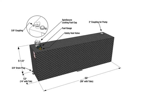 RDS MFG INC 71212PC TRANSFER TANK 60GAL